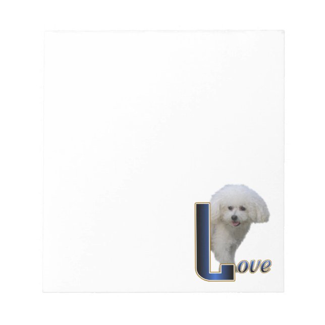Bloc De Notas Bichon Frise Love (Frente)