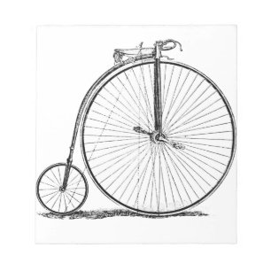 Bloc De Notas Bicicleta de rueda alta Penny Farthing