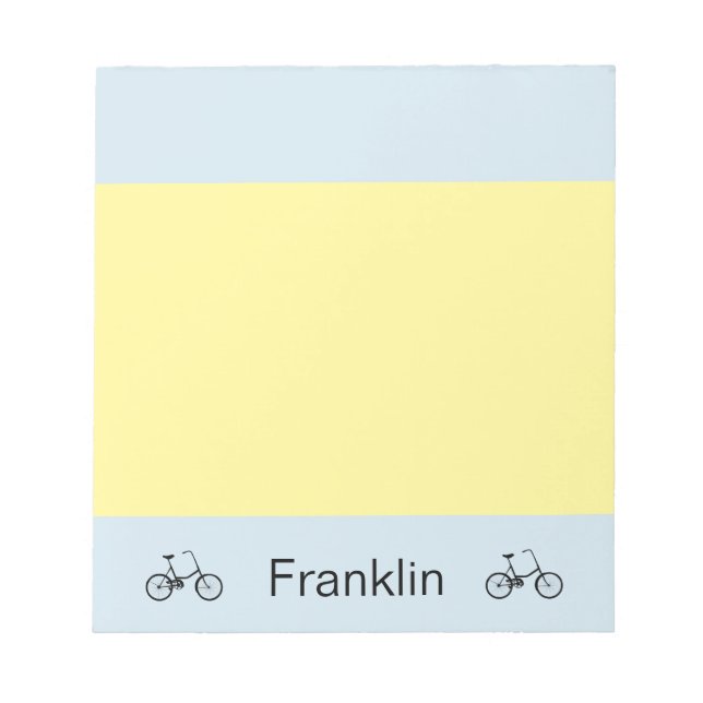 Bloc De Notas Bicicleta personalizada (Frente)