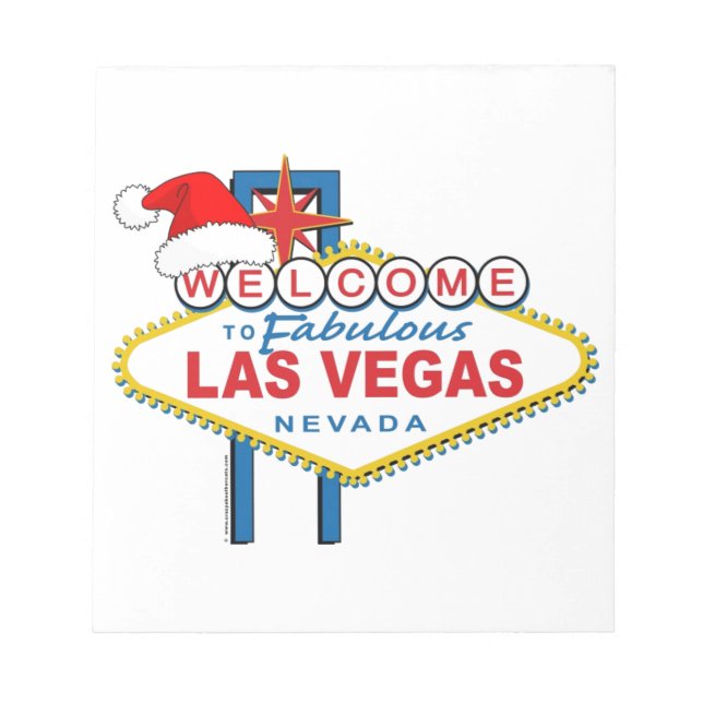Bloc De Notas Bienvenidos a los fabulosos Navidades de Las Vegas (Frente)