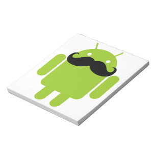 Bloc De Notas Bigote androide del robot