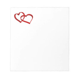 Bloc De Notas Bilepad de Corazones vinculados