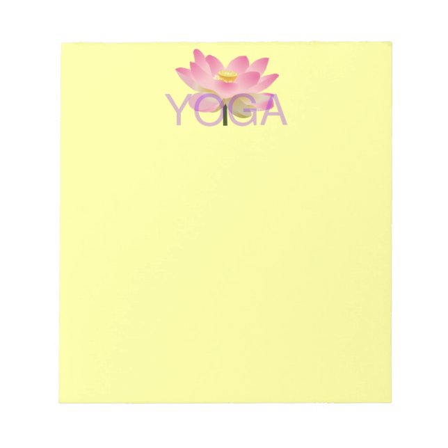 Bloc De Notas Bilepad de Yoga Lotus (Frente)