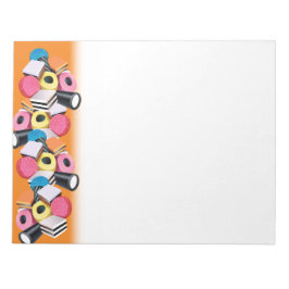 Bloc De Notas Bilepe de todo tipo de frontera de caramelo naranj