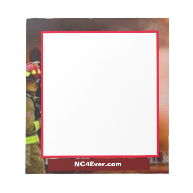 Bloc De Notas Billete de bomberos (Frente)