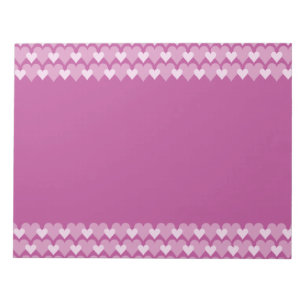 Bloc De Notas Billete de corazones rosados