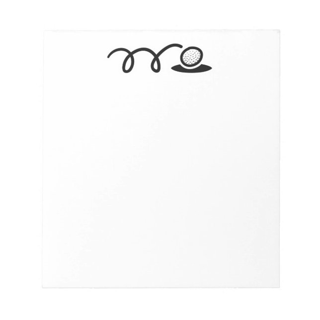 Bloc De Notas Billete de minigolf (Frente)