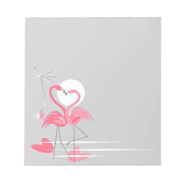 Bloc De Notas Billete Flamingo Love Side (Frente)