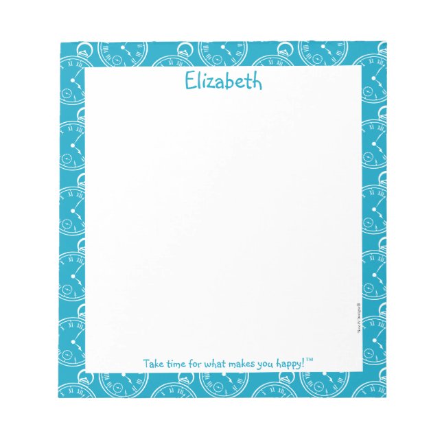 Bloc De Notas Billete personalizado de Pocket Watch (Frente)