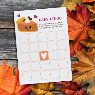 Bloc De Notas Bingo de Bebé Otoño Tarta Monada