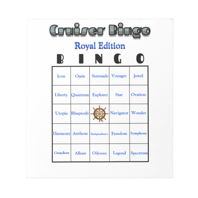 Bloc De Notas Bingo Real (Frente)