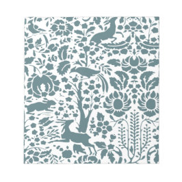 Bloc De Notas Bird, Deer, tree folk pattern