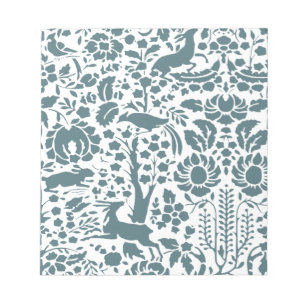 Bloc De Notas Bird, Deer, tree folk pattern