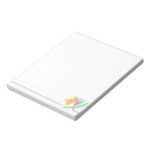Bird of Paradise Note Pad