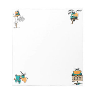 Bloc De Notas Bird Personalizado Bird Bludgerigar Swamp Notepad