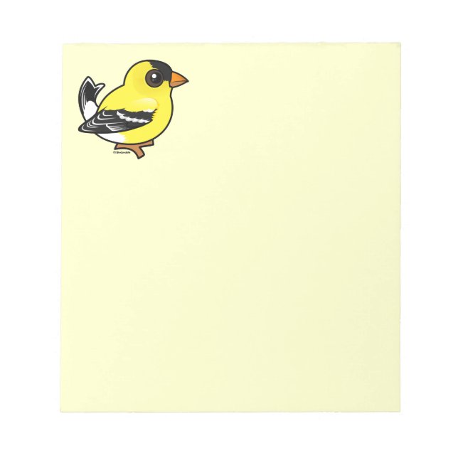 Bloc De Notas Birdorable American Goldfinch (Frente)