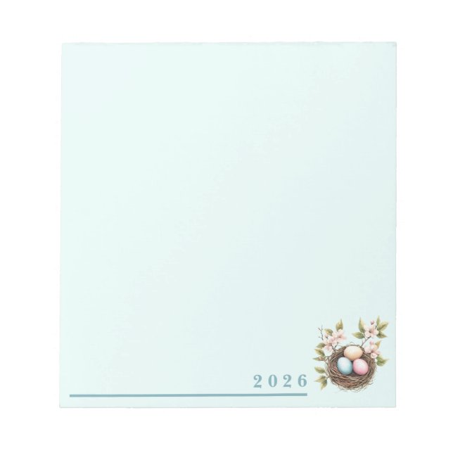 Bloc De Notas Bird's Nest Springtime Notepad (Frente)