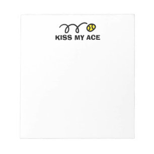 Bloc De Notas BISS MY ACE Notepad con una graciosa cita de la pe