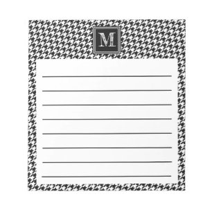 Bloc De Notas Black Houndstown   Monograma moderno
