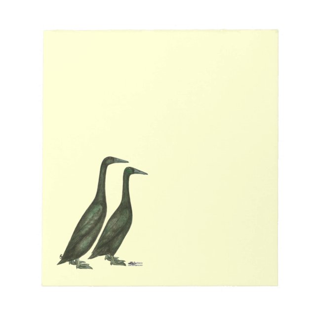 Bloc De Notas Black Runner Ducks (Frente)
