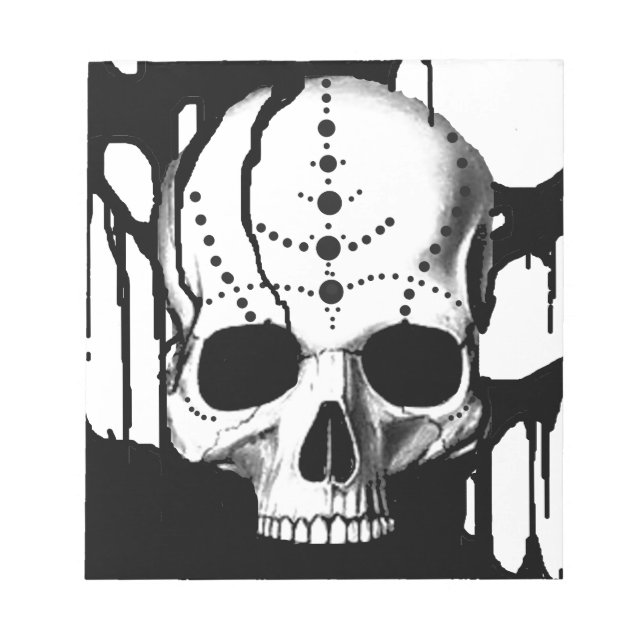 Bloc De Notas Black Skull (Frente)