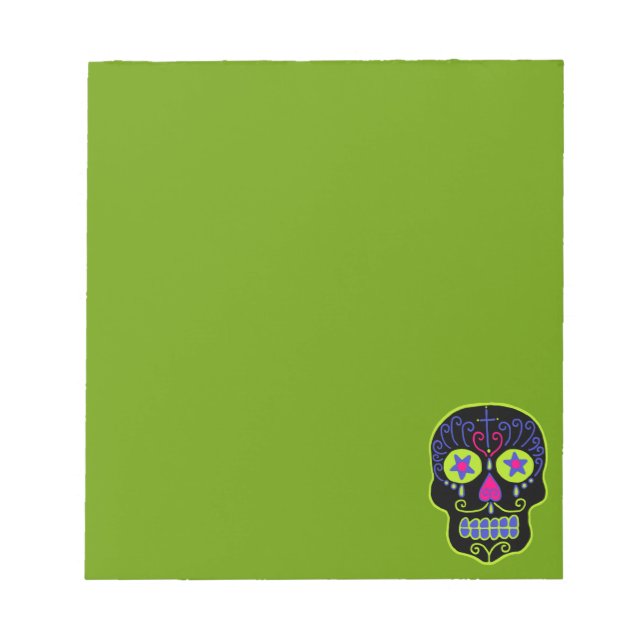 Bloc De Notas Black Sugar Skull (Frente)