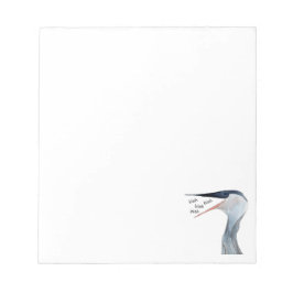 Bloc De Notas Blah Blah Heron notepad