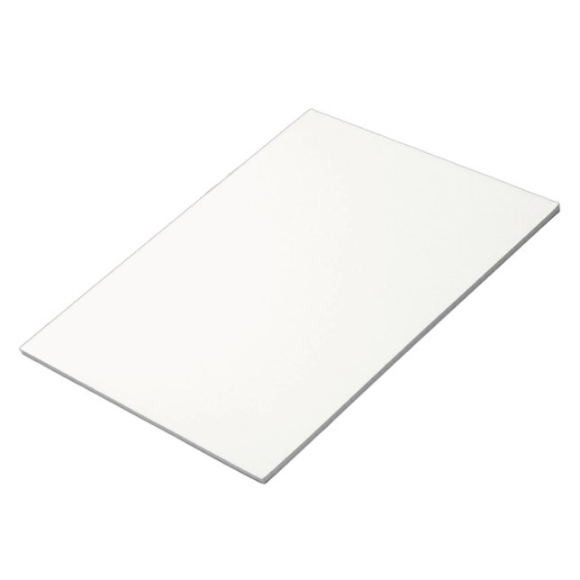 Bloc de notas blanco de 11" x8.5" con un aspecto m (Lado Derecho)