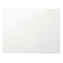 Bloc de notas blanco de 11" x8.5" con un aspecto m