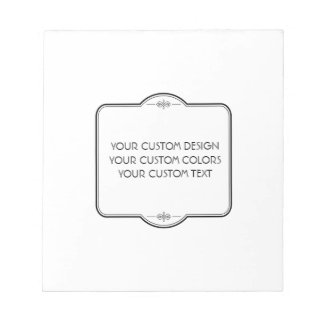 Bloc De Notas BLANCO Su Diseño Aquí -