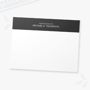 Bloc De Notas Blanco y negro profesional