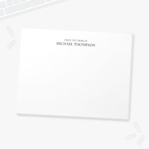 Bloc De Notas Blanco y negro profesional