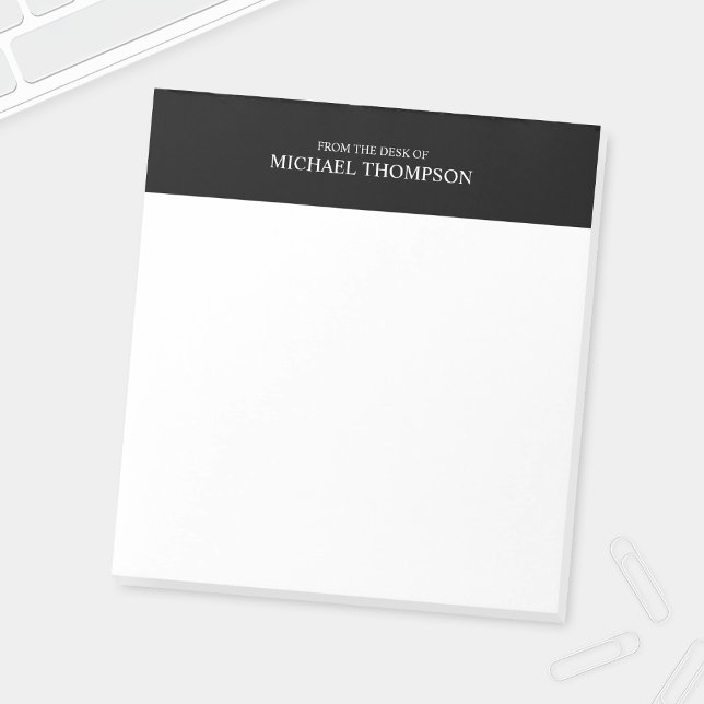 Bloc De Notas Blanco y negro profesionales (Subido por el creador)