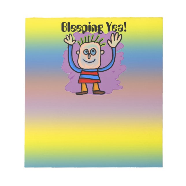 Bloc De Notas Bleeping Yea! (Frente)