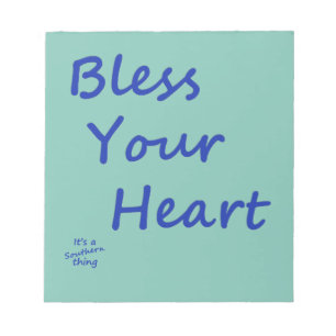 Bloc De Notas Bless Your Heart