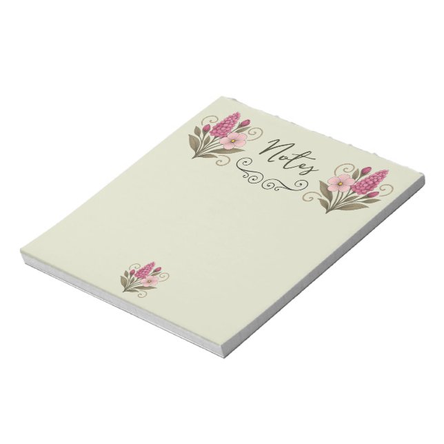 Bloc De Notas Bloc-notes Delicate Flower Notepad (Lado Izquierdo)