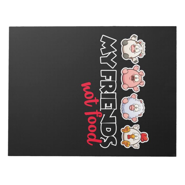 Bloc De Notas Bloco de notas vegan (Frente)