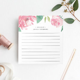 Bloc De Notas Blooming Peony | Liquidado personalizado