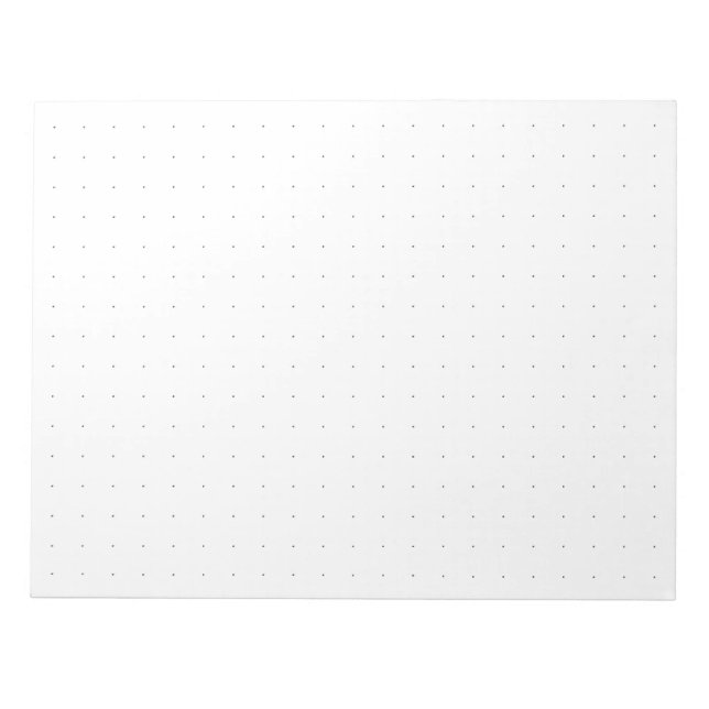 Bloc De Notas Bloque de notas de papel cuadriculado con puntos g (Frente)