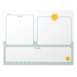 Bloc De Notas Bloque de notas y planificador Gold Sunburst