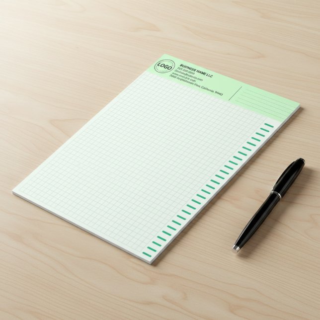 Bloc De Notas Bloque de papel cuadriculado de ingeniería con log (logo graph paper for architects, ruled engineering paper templates)