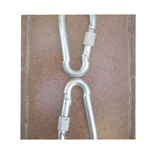 Bloc De Notas Bloqueado: Diseño de bloqueo de carabinero de acer (Frente)