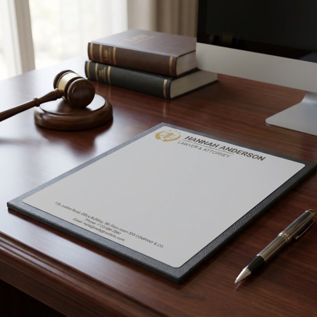 Bloc De Notas Bloques de notas de aspecto de cuero de lujo para  (Luxury Leather Look Notepads for Attorneys and Legal Professionals)