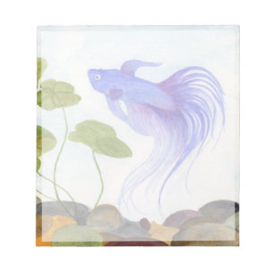 Bloc De Notas Blue Betta Fish
