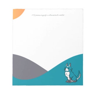 Bloc De Notas Blue Dog Notepad