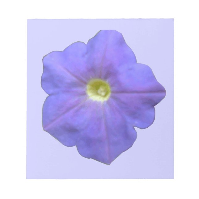 Bloc de notas Blue Petunia (Frente)