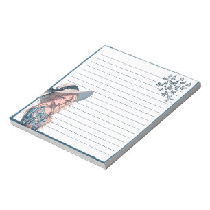 Bloc de notas Blue Simple Cute Anime Boho