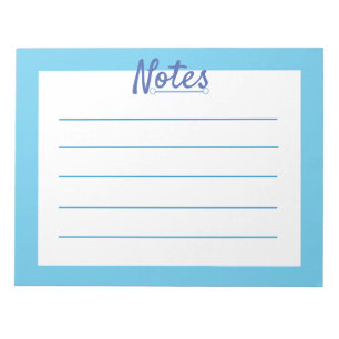 Bloc de notas Blue Sky de 11" x 8,5" - 40 páginas