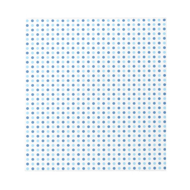 Bloc De Notas Blues de los puntos de polka (Frente)