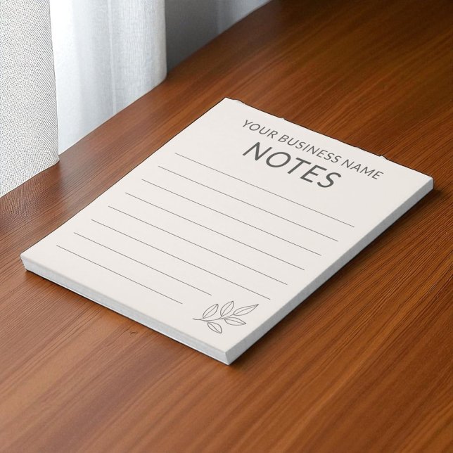 Bloc De Notas Blush Pink Business Minimalist Simple Botanical (Subido por el creador)